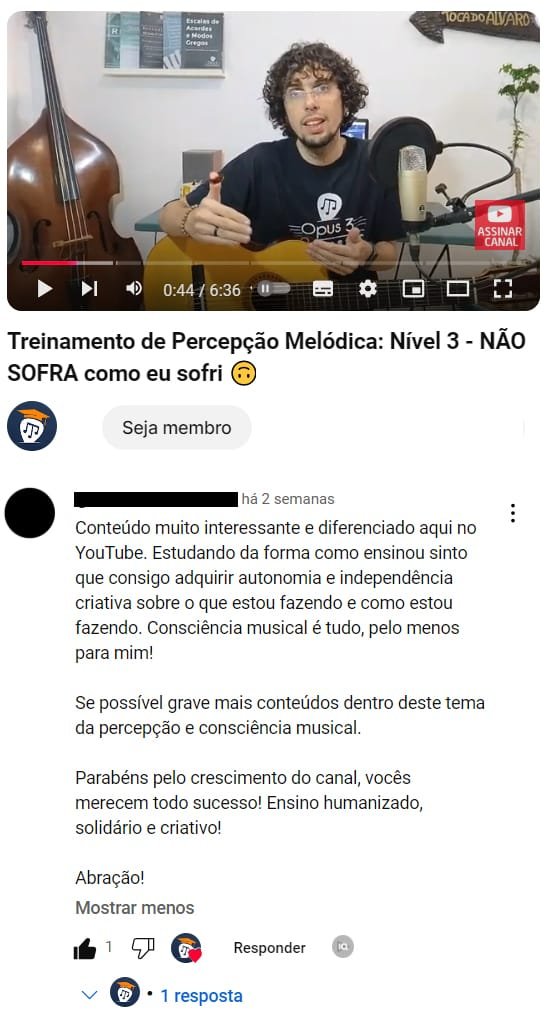 Depoimento - Como Tocar de Ouvido