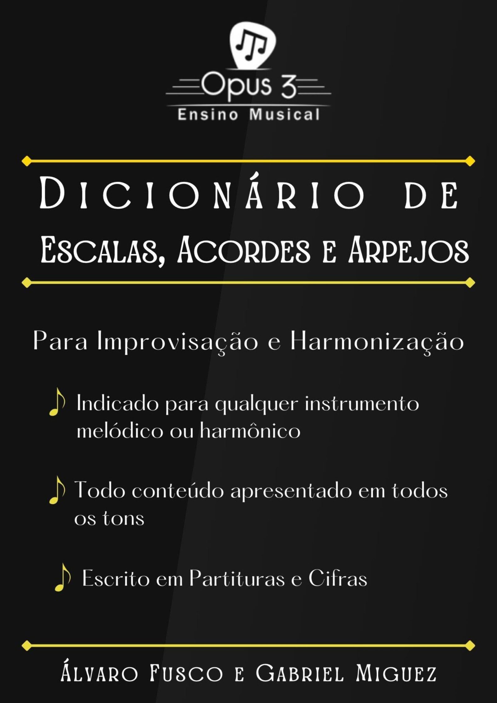 CAPA_Dicionário de Escalas, Acordes e Arpejos